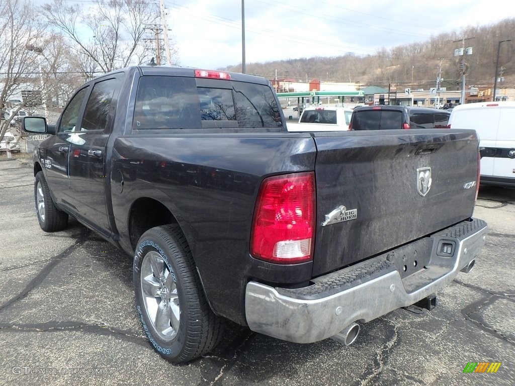 2018 1500 Big Horn Crew Cab 4x4 - Maximum Steel Metallic / Black/Diesel Gray photo #3