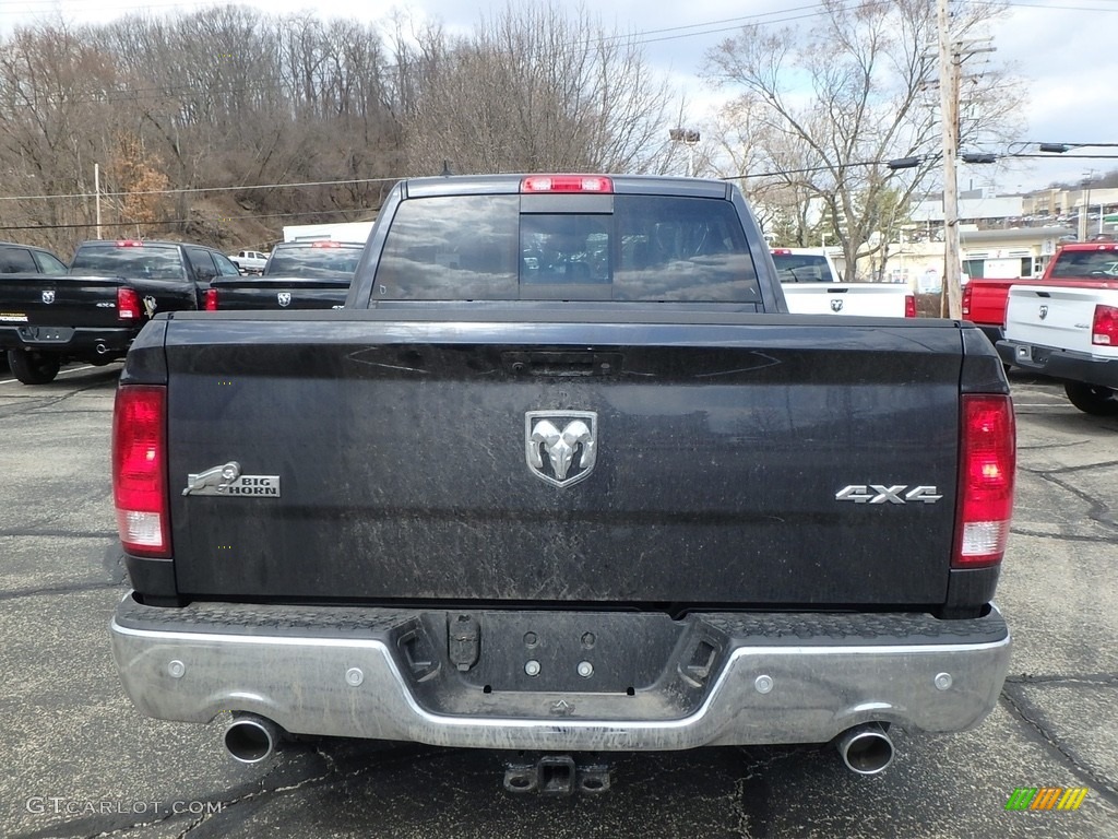 2018 1500 Big Horn Crew Cab 4x4 - Maximum Steel Metallic / Black/Diesel Gray photo #4