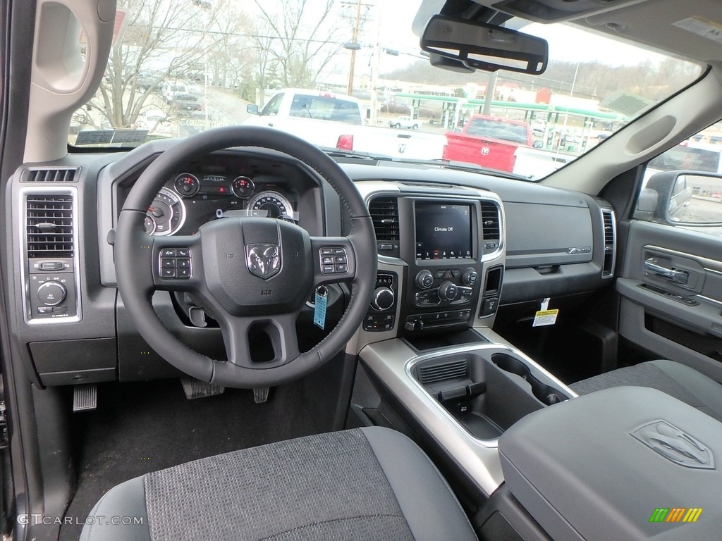 2018 1500 Big Horn Crew Cab 4x4 - Maximum Steel Metallic / Black/Diesel Gray photo #12