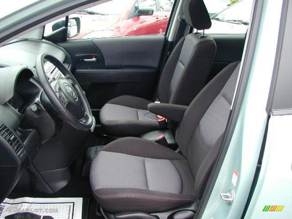 2007 MAZDA5 Touring - Stellar Greensilver Metallic / Black photo #10