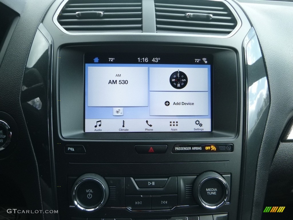 2018 Explorer XLT 4WD - Blue Metallic / Ebony Black photo #14