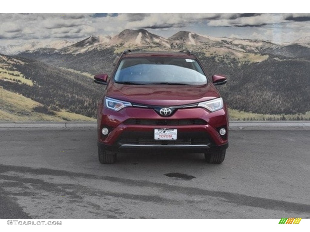 2018 RAV4 Limited AWD - Ruby Flare Pearl / Black photo #2