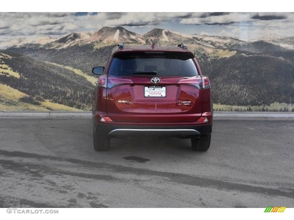 2018 RAV4 Limited AWD - Ruby Flare Pearl / Black photo #4