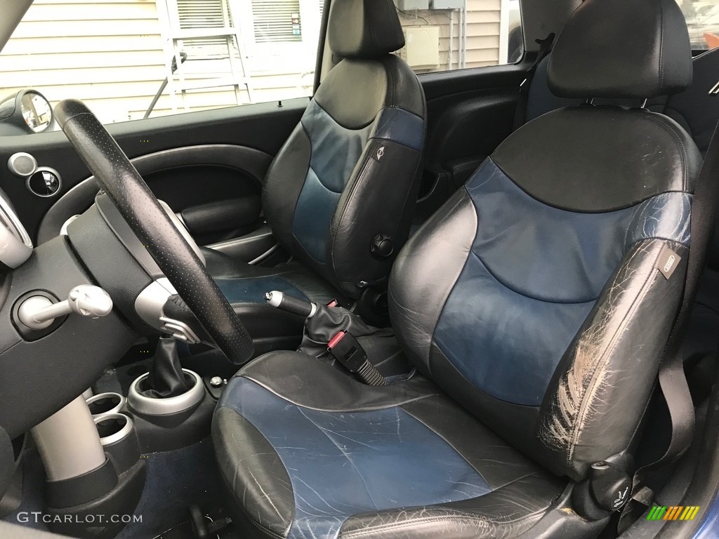 2003 Cooper S Hardtop - Indi Blue Metallic / Lapis Blue/Panther Black photo #17