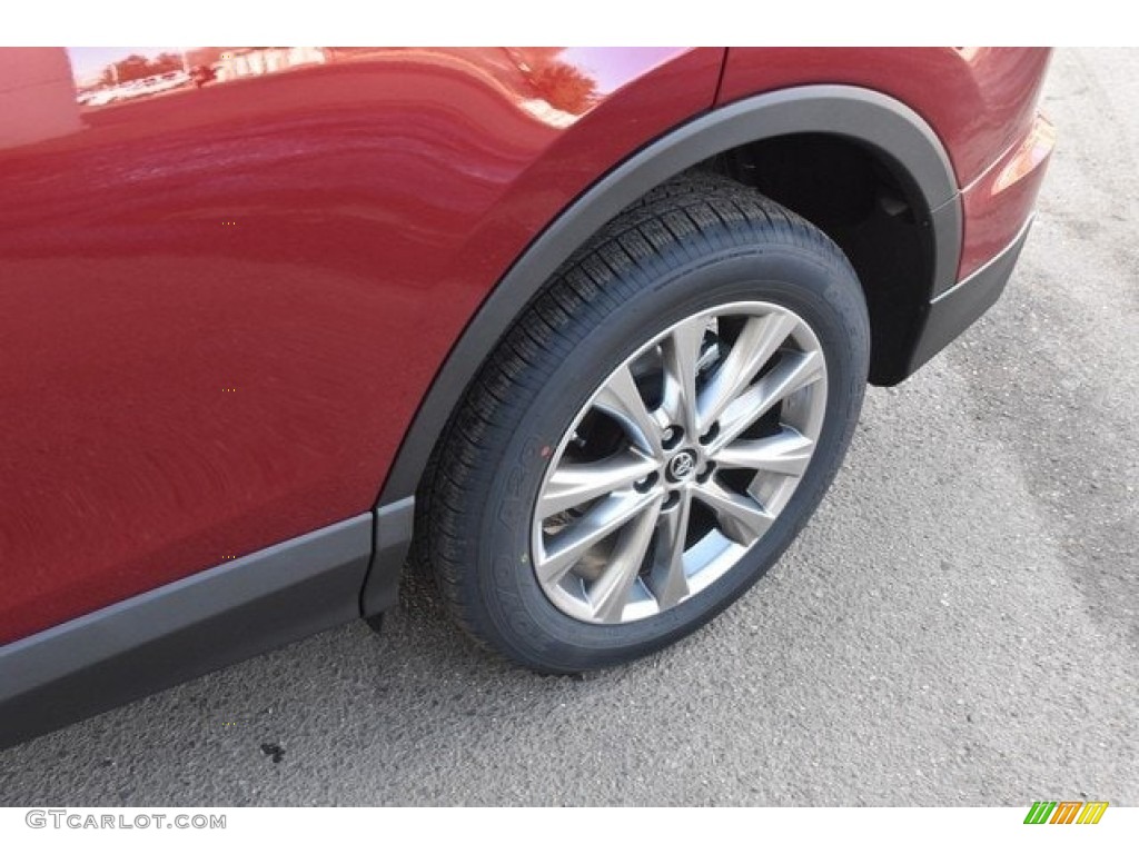 2018 RAV4 Limited AWD - Ruby Flare Pearl / Black photo #33