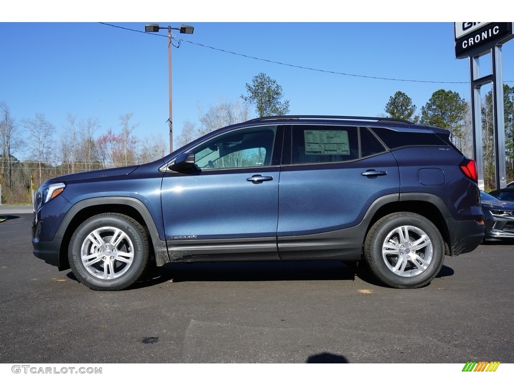 2018 Terrain SLE - Blue Steel Metallic / ­Jet Black photo #4