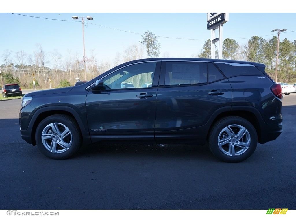 2018 Terrain SLE - Graphite Gray Metallic / ­Jet Black photo #4