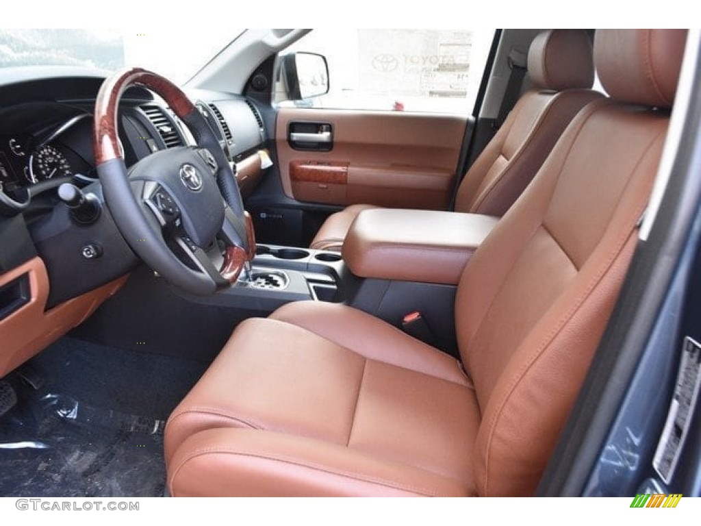 Red Rock/Black Interior 2018 Toyota Sequoia Platinum 4x4 Photo #126055517