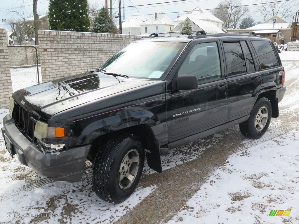 1996 Grand Cherokee Laredo 4x4 - Black / Agate photo #5