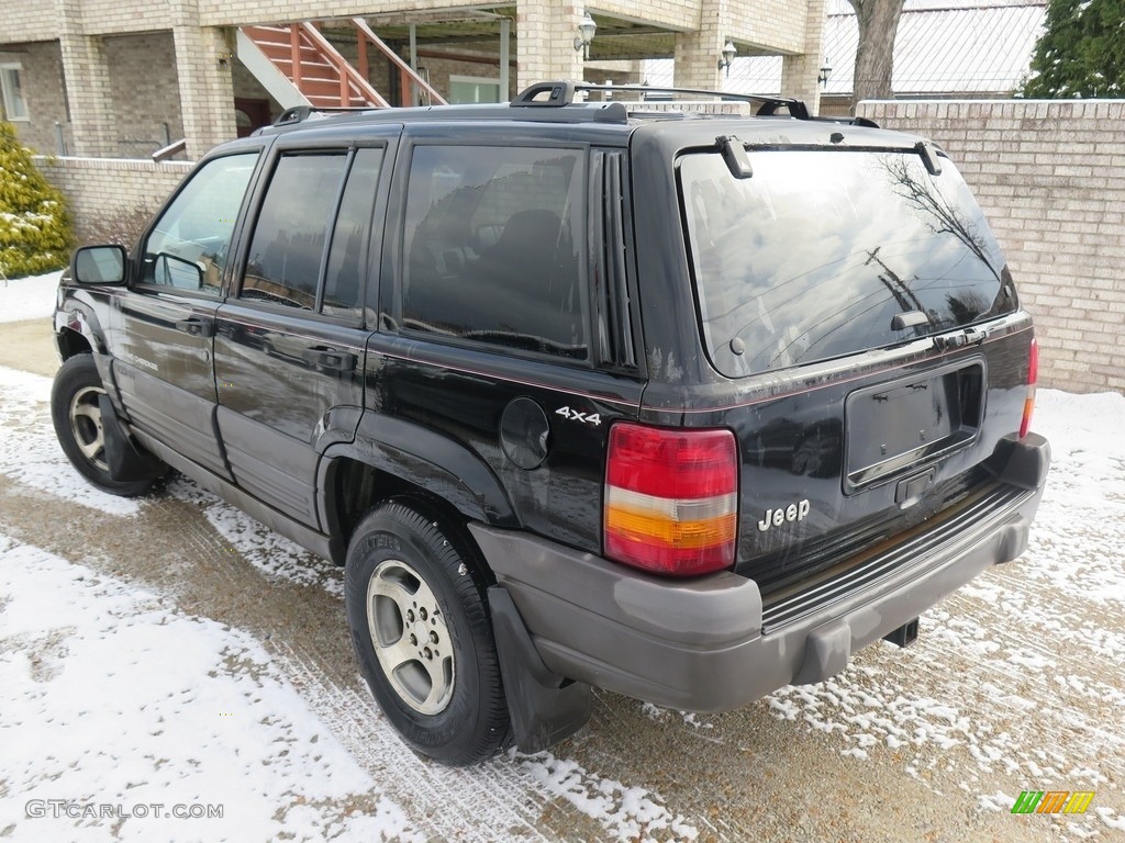 1996 Grand Cherokee Laredo 4x4 - Black / Agate photo #7