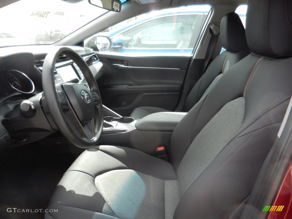 2018 Camry LE - Ruby Flare Pearl / Black photo #3