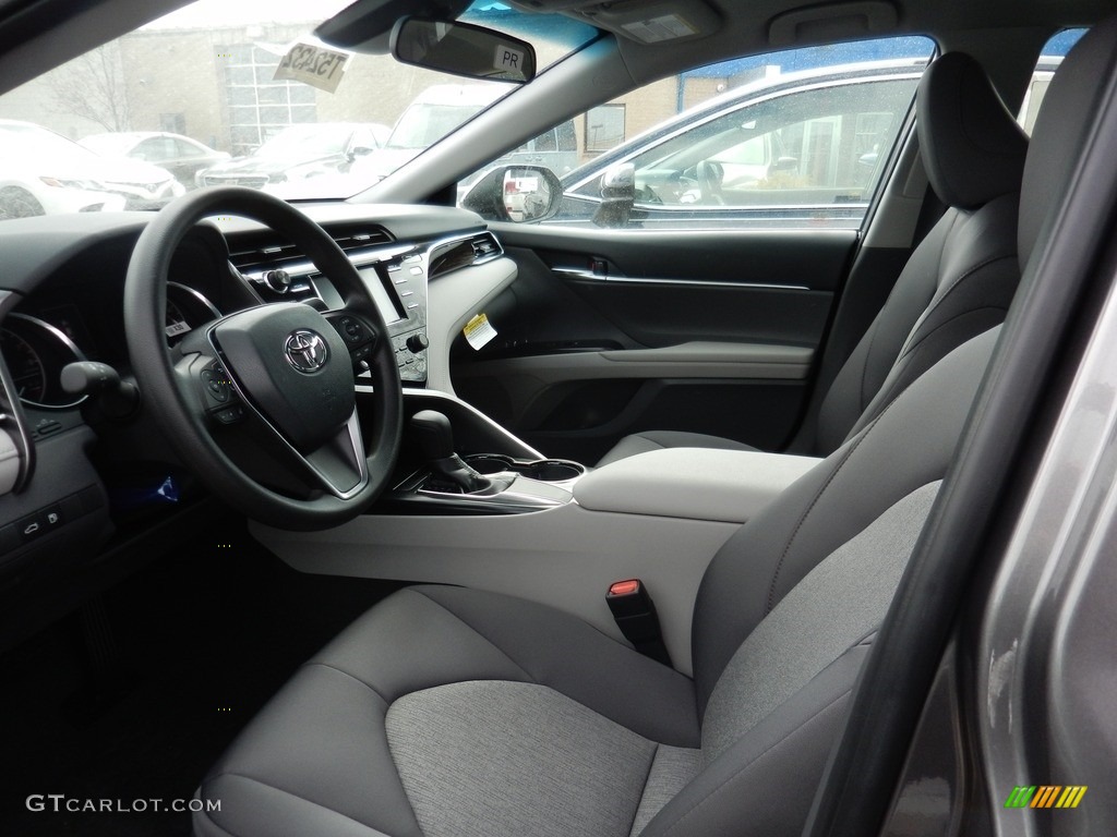 2018 Camry LE - Predawn Gray Mica / Ash photo #3