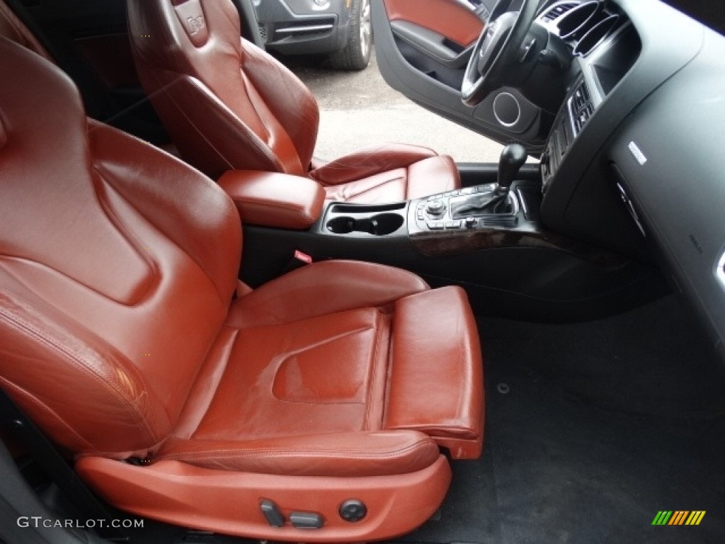 2009 S5 4.2 quattro - Deep Sea Blue Pearl Effect / Magma Red Silk Nappa Leather photo #20