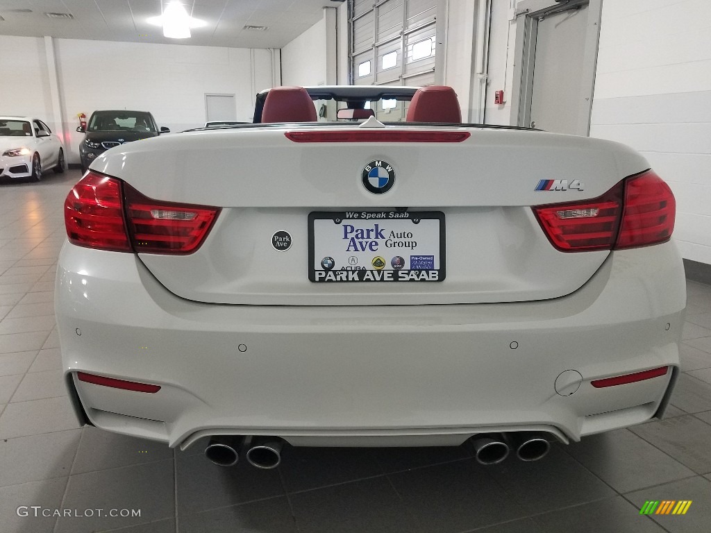 2015 M4 Convertible - Mineral White Metallic / Sakhir Orange/Black photo #4