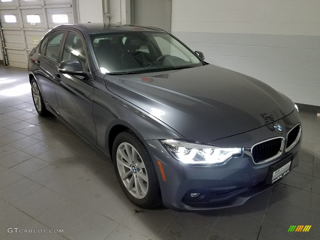 2018 3 Series 320i xDrive Sedan - Mineral Grey Metallic / Black photo #7