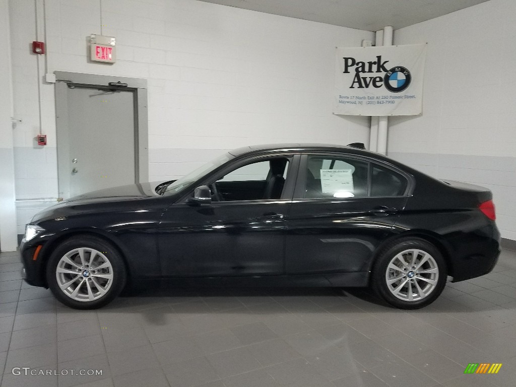 2018 3 Series 320i xDrive Sedan - Jet Black / Black photo #2