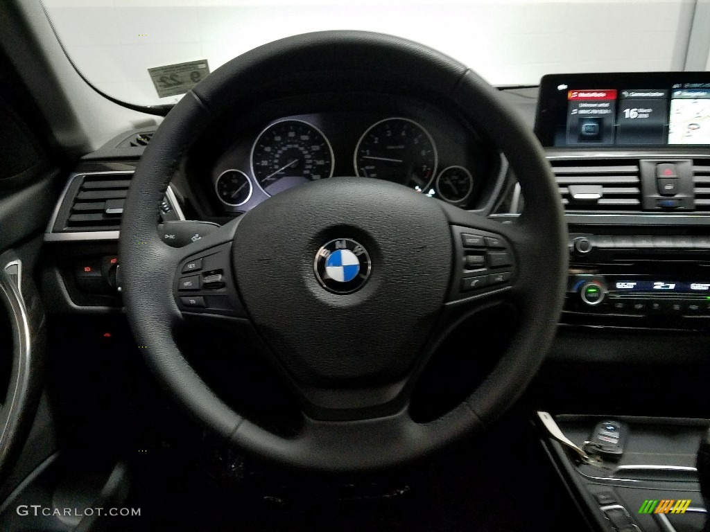 2018 3 Series 320i xDrive Sedan - Black Sapphire Metallic / Black photo #21