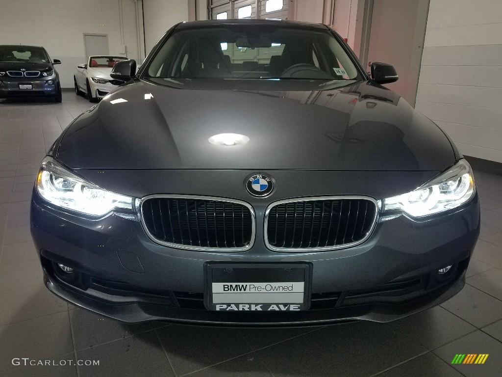 2018 3 Series 320i xDrive Sedan - Mineral Grey Metallic / Black photo #8