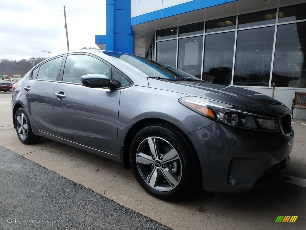 Phantom Gray 2018 Kia Forte S Exterior Photo #126069014