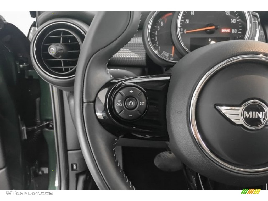 2018 Mini Hardtop Cooper 4 Door Carbon Black Steering Wheel Photo #126069668