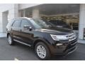 2018 Shadow Black Ford Explorer XLT 4WD  photo #1