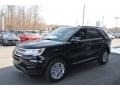 2018 Shadow Black Ford Explorer XLT 4WD  photo #3