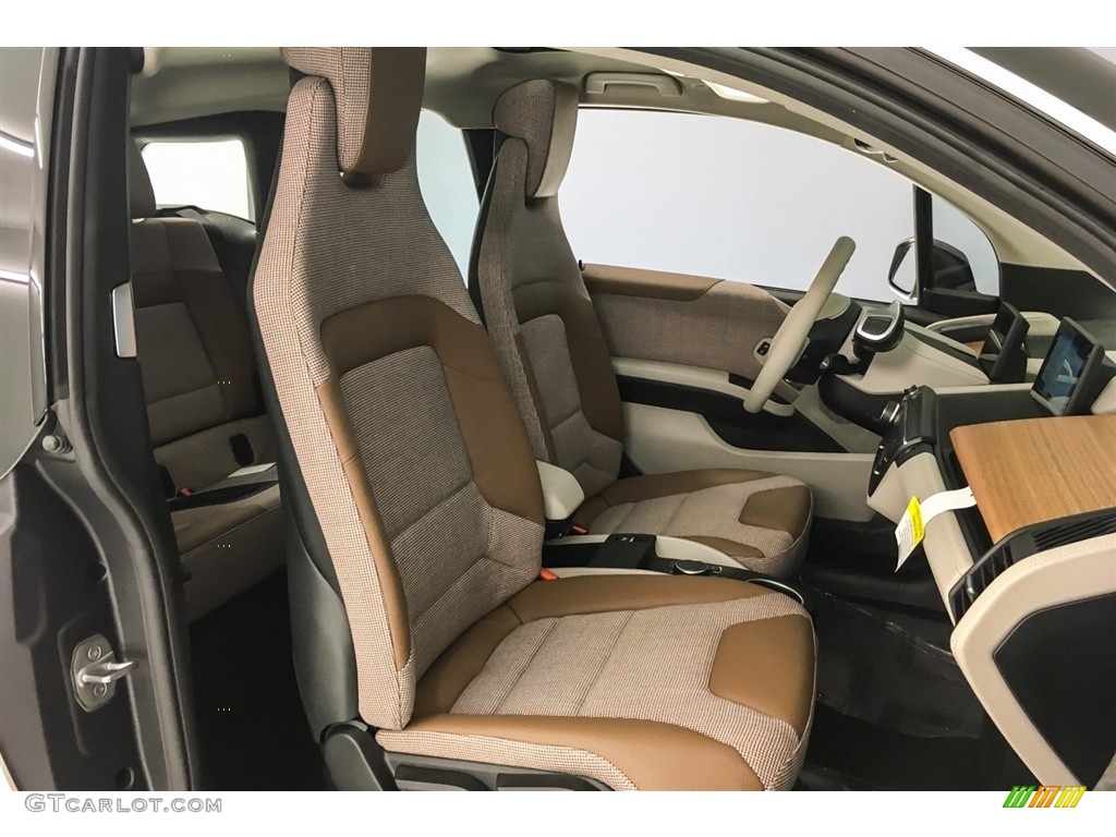 Giga Brown/Carum Spice Grey Interior 2018 BMW i3 with Range Extender Photo #126070856