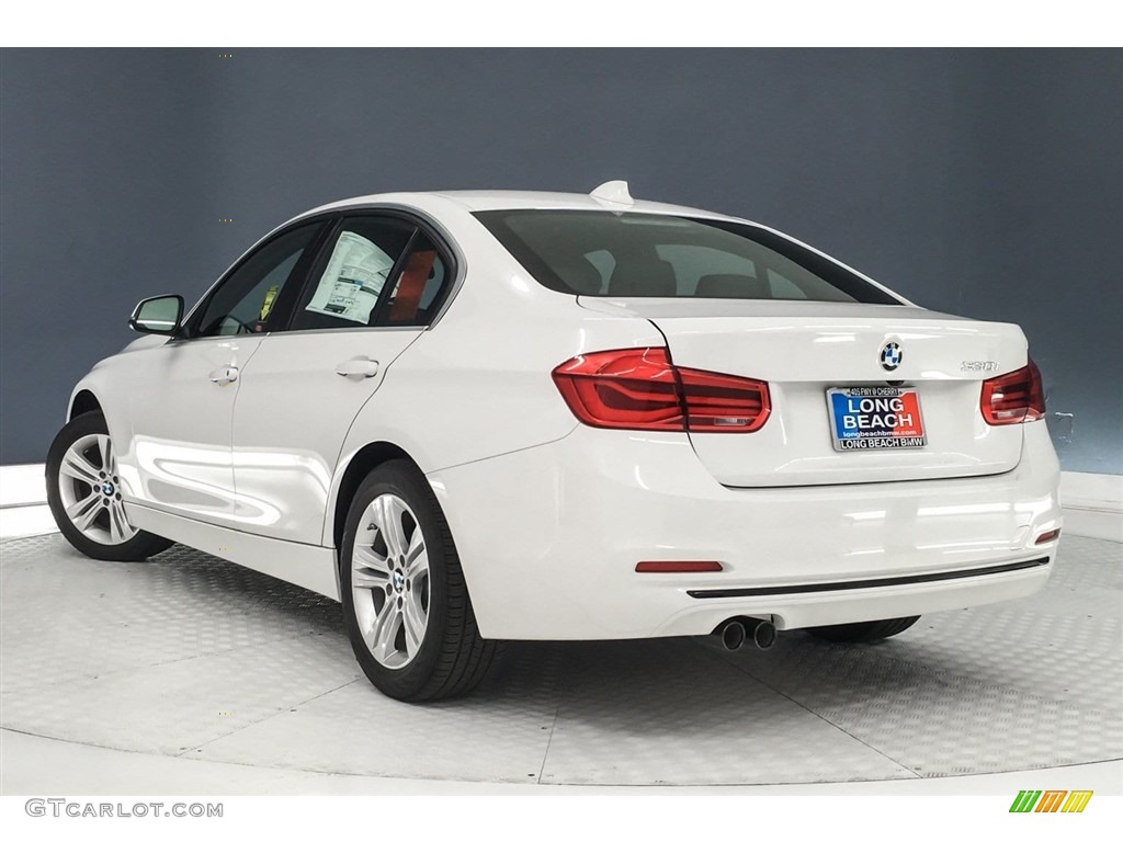 2018 3 Series 330i Sedan - Alpine White / Black photo #3