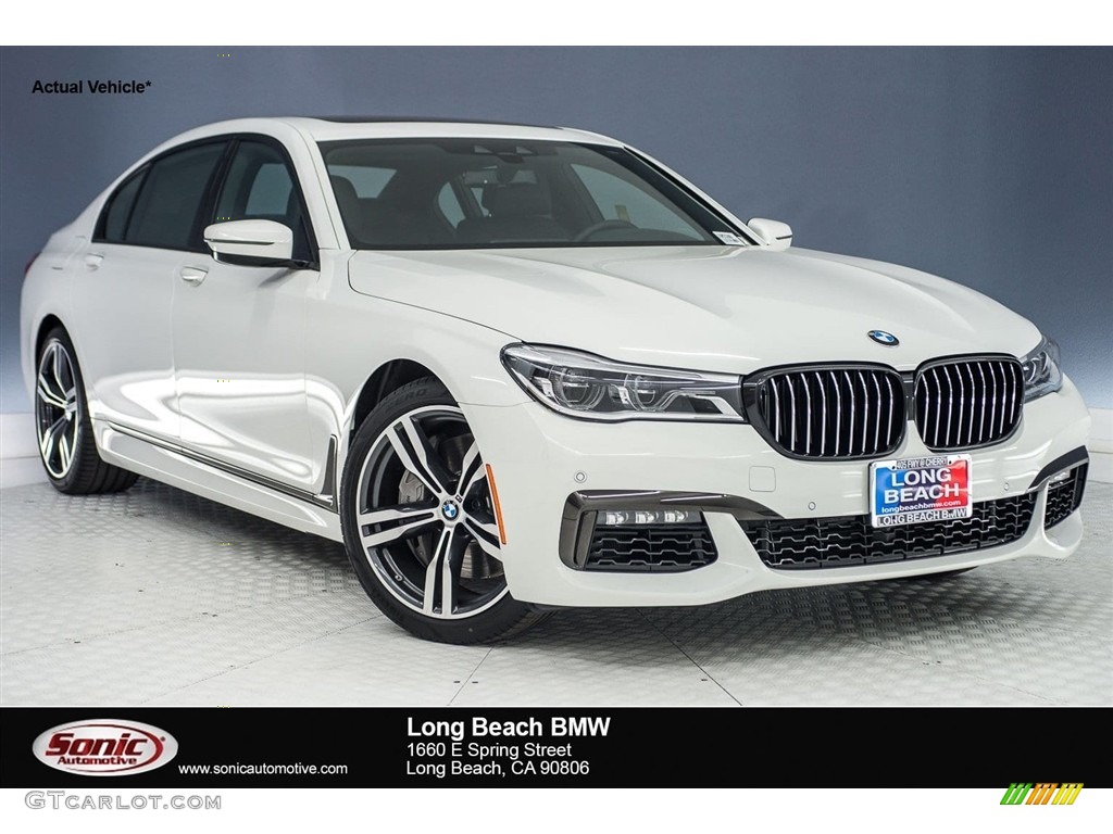 2018 7 Series 750i Sedan - Alpine White / Black photo #1