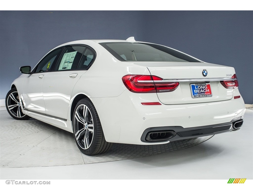 2018 7 Series 750i Sedan - Alpine White / Black photo #4