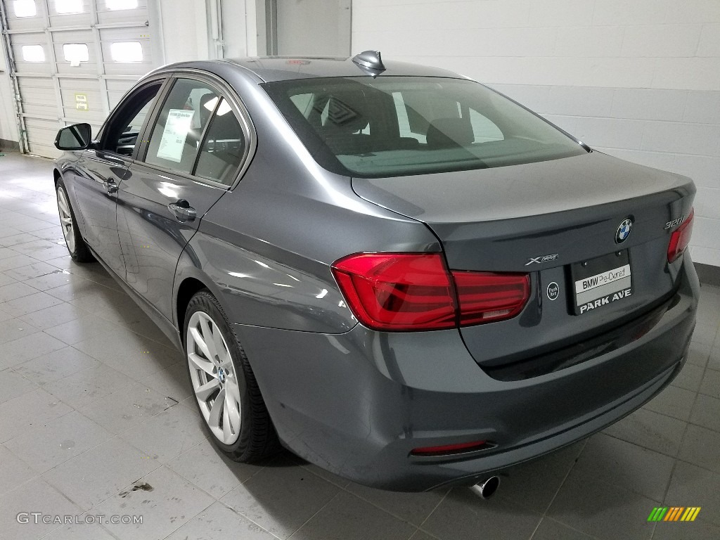 2018 3 Series 320i xDrive Sedan - Mineral Grey Metallic / Black photo #3