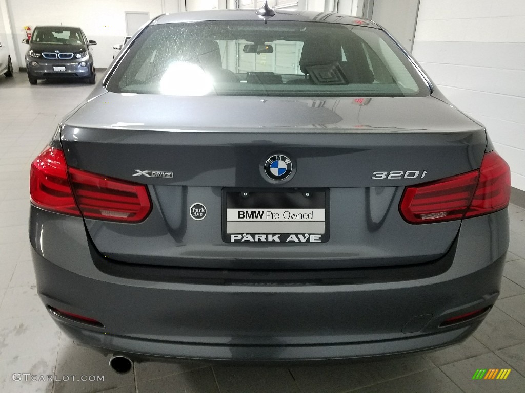 2018 3 Series 320i xDrive Sedan - Mineral Grey Metallic / Black photo #4