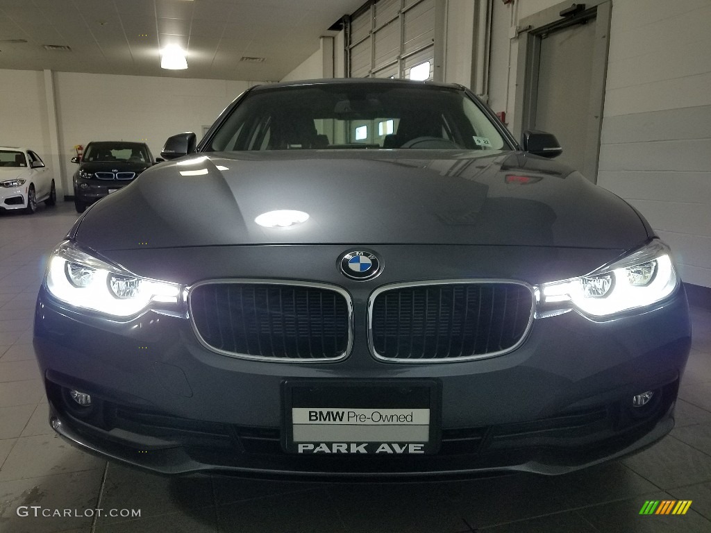 2018 3 Series 320i xDrive Sedan - Mineral Grey Metallic / Black photo #8