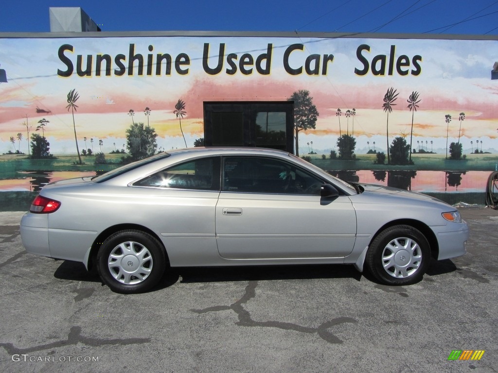 2000 Solara SE Coupe - Silver Stream Opal / Charcoal photo #2