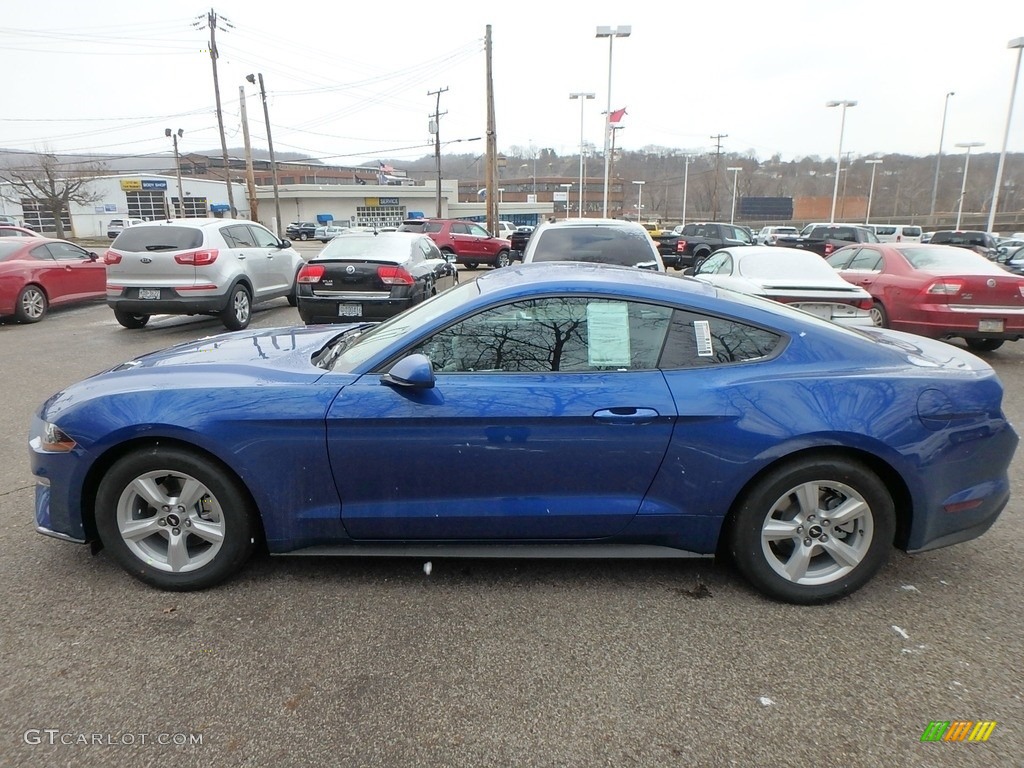 2018 Mustang EcoBoost Fastback - Lightning Blue / Ebony photo #5