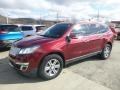 2016 Siren Red Tintcoat Chevrolet Traverse LT AWD  photo #1