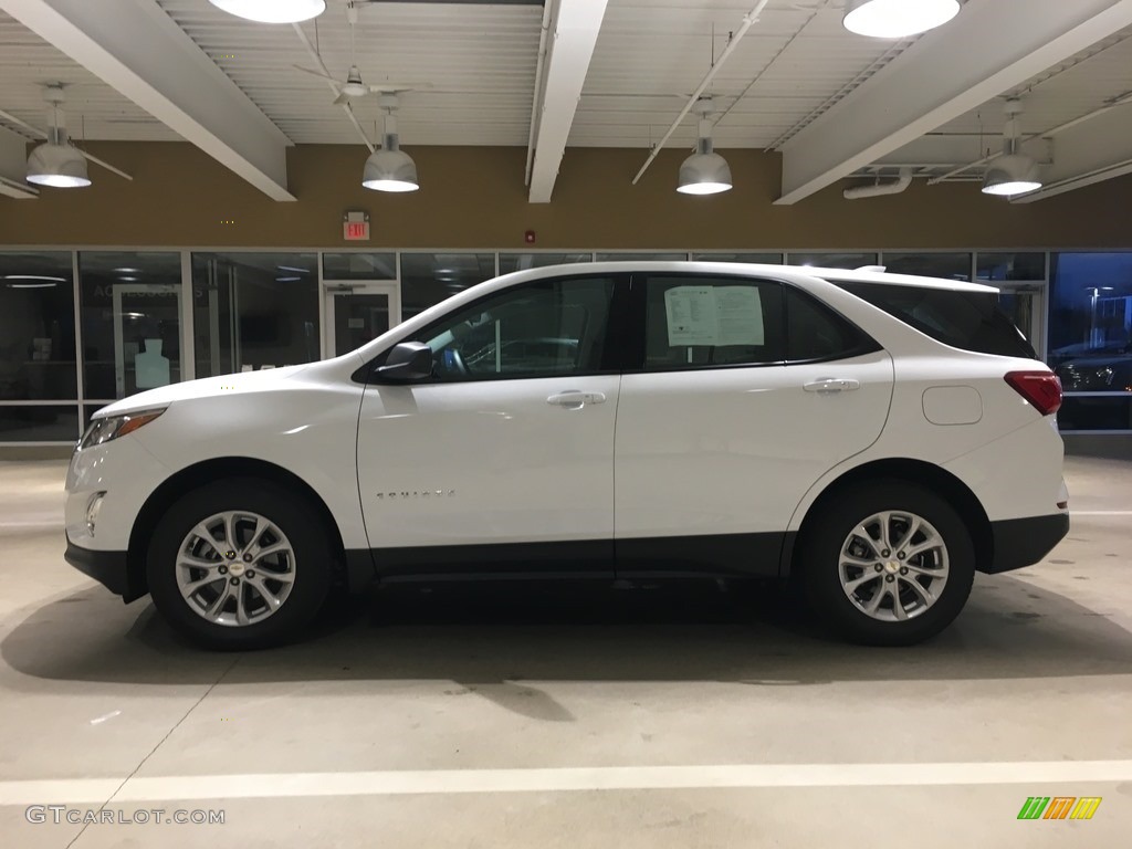 2018 Equinox LS AWD - Summit White / Medium Ash Gray photo #3
