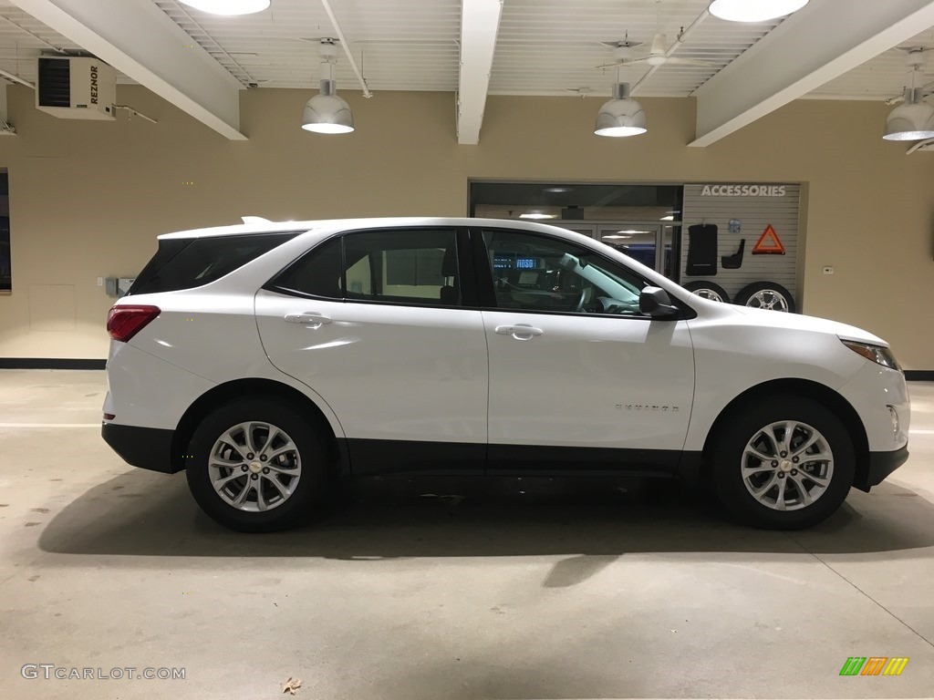 2018 Equinox LS AWD - Summit White / Medium Ash Gray photo #7