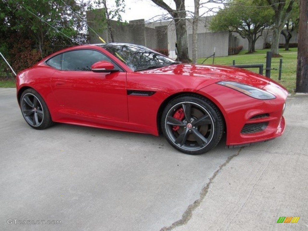 Caldera Red 2018 Jaguar F-Type R Coupe AWD Exterior Photo #126075752