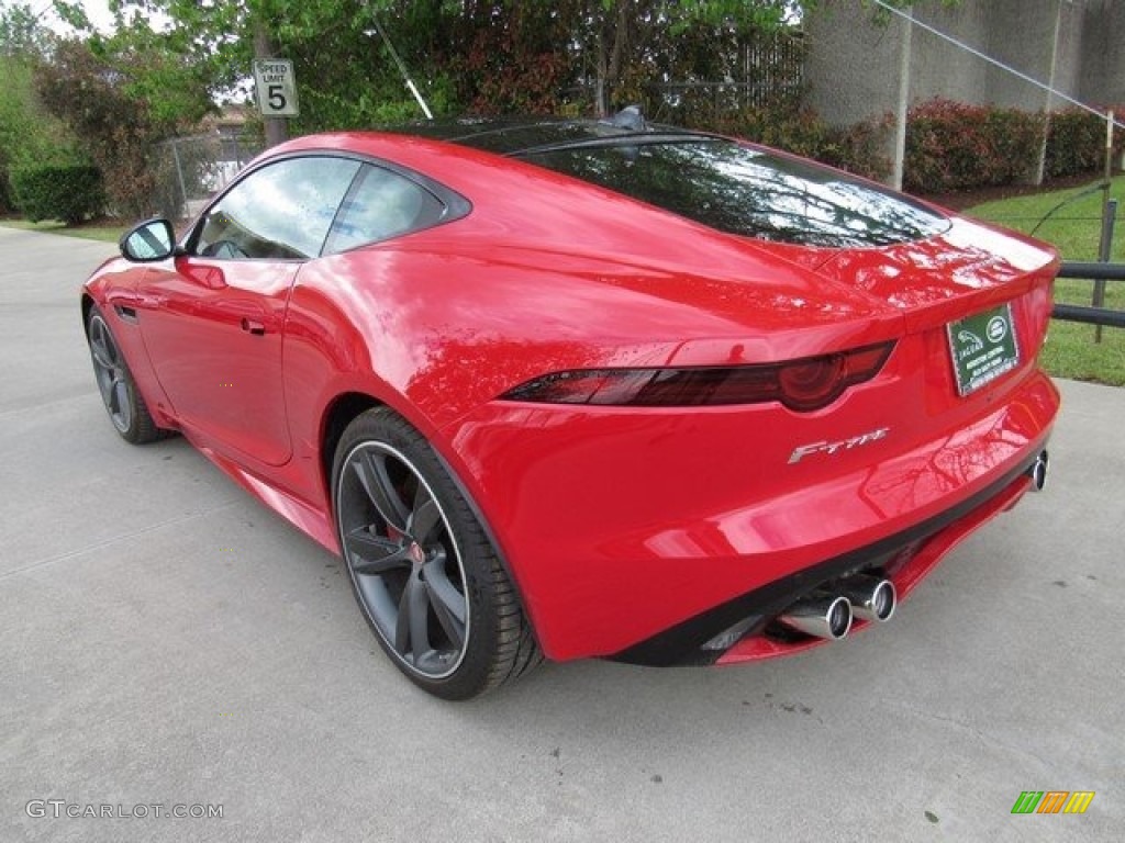 2018 F-Type R Coupe AWD - Caldera Red / Ebony photo #12