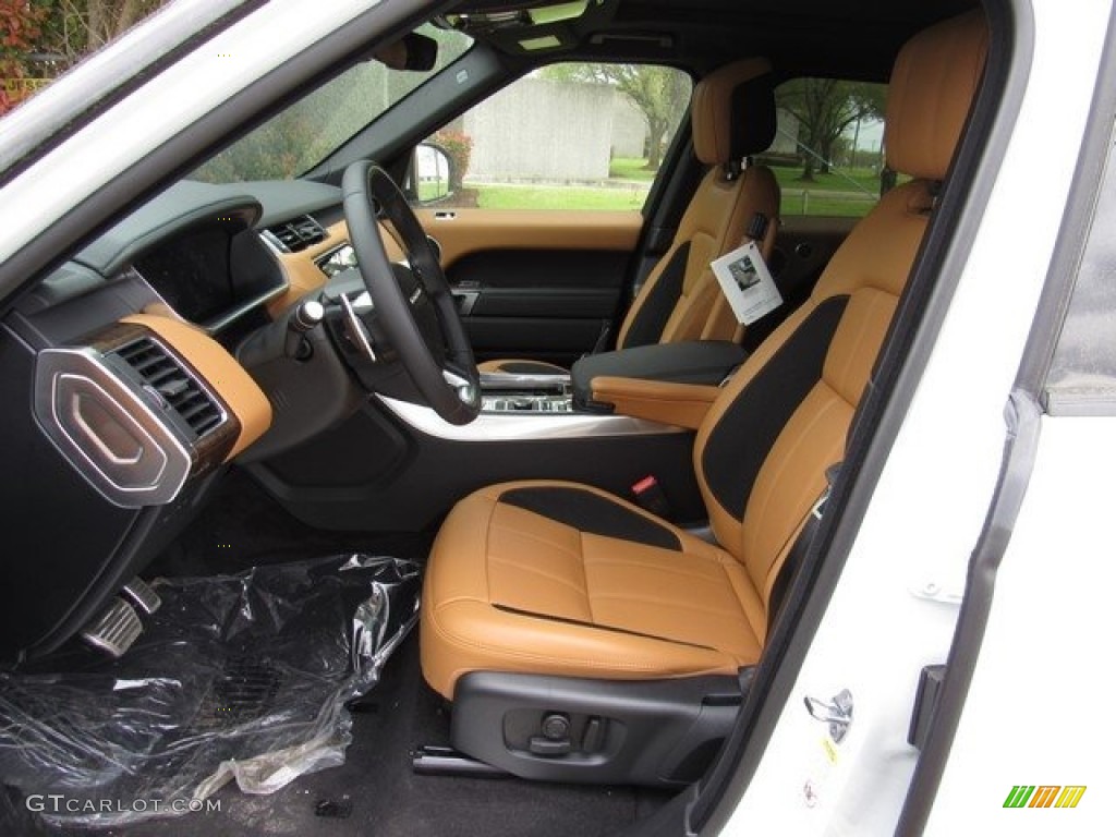 Ebony/Vintage Tan Interior 2018 Land Rover Range Rover Sport Supercharged Photo #126077900
