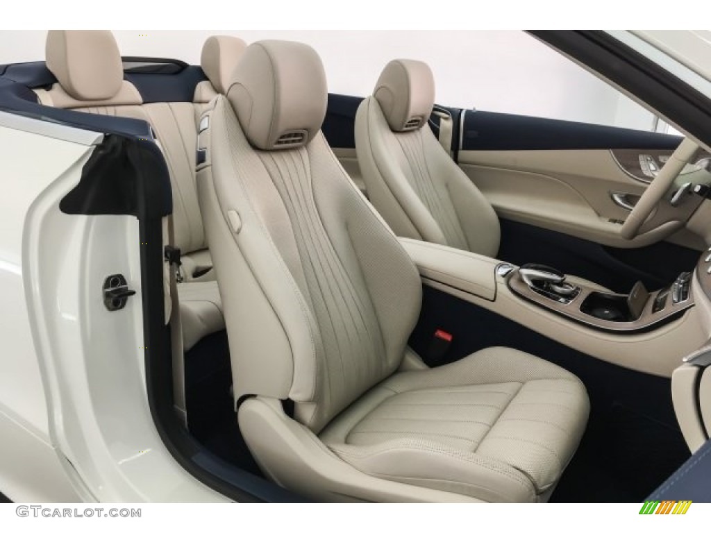 2018 E 400 Convertible - designo Diamond White Metallic / Macchiato Beige/Yacht Blue photo #2
