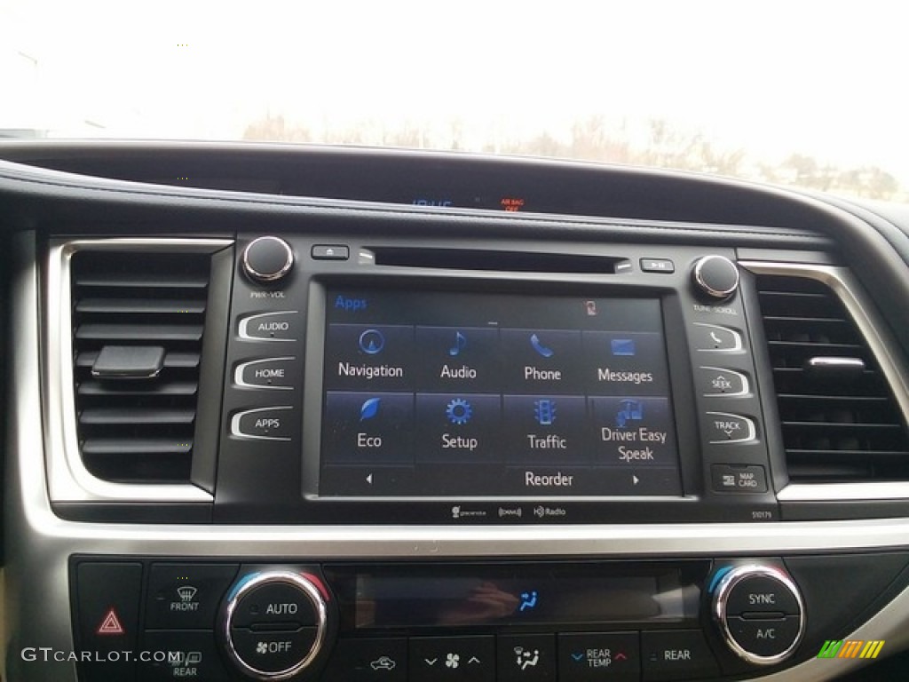 2018 Highlander Hybrid XLE AWD - Shoreline Blue Pearl / Almond photo #14
