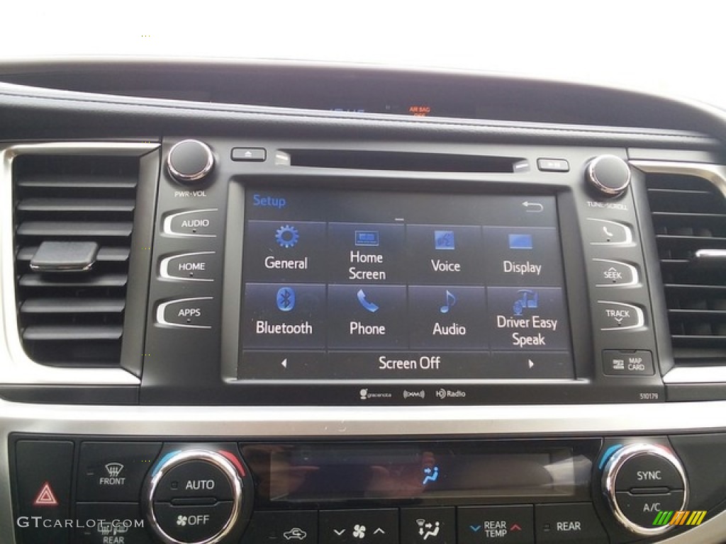 2018 Highlander Hybrid XLE AWD - Shoreline Blue Pearl / Almond photo #17