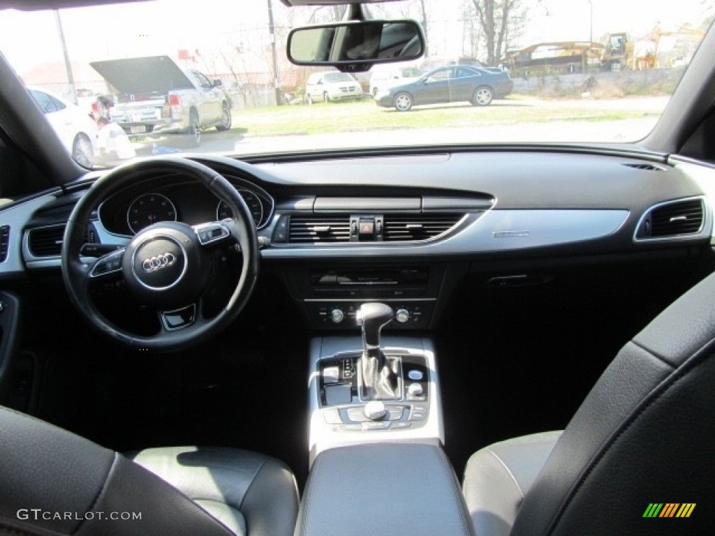 2012 A6 3.0T quattro Sedan - Glacier White Metallic / Black photo #13