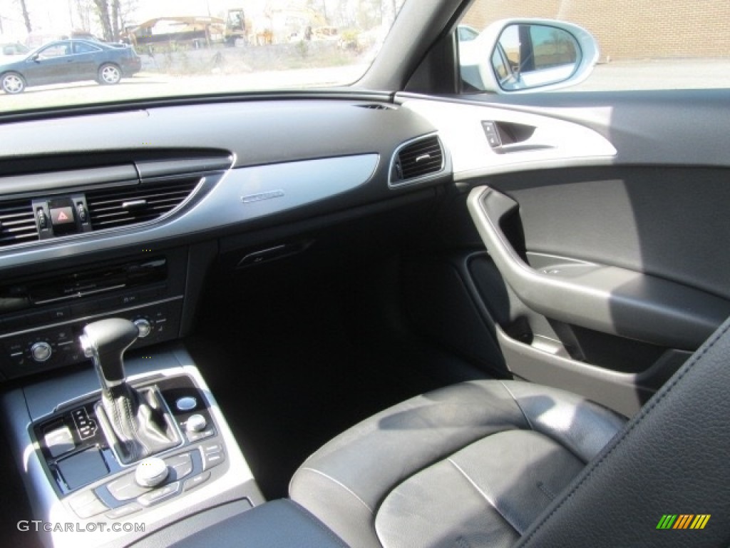 2012 A6 3.0T quattro Sedan - Glacier White Metallic / Black photo #14