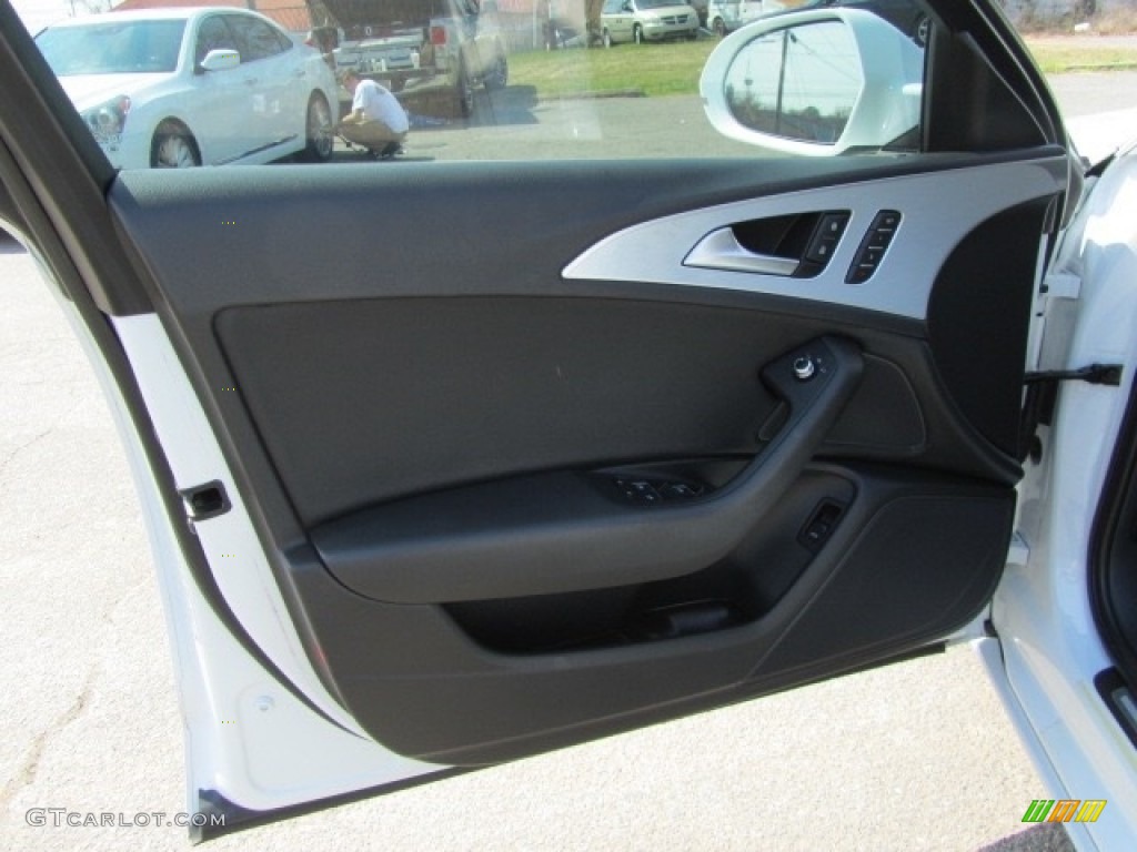 2012 A6 3.0T quattro Sedan - Glacier White Metallic / Black photo #18