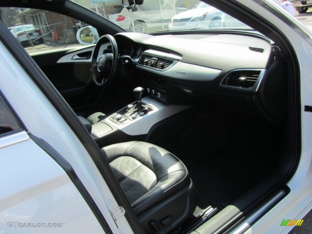 2012 A6 3.0T quattro Sedan - Glacier White Metallic / Black photo #22