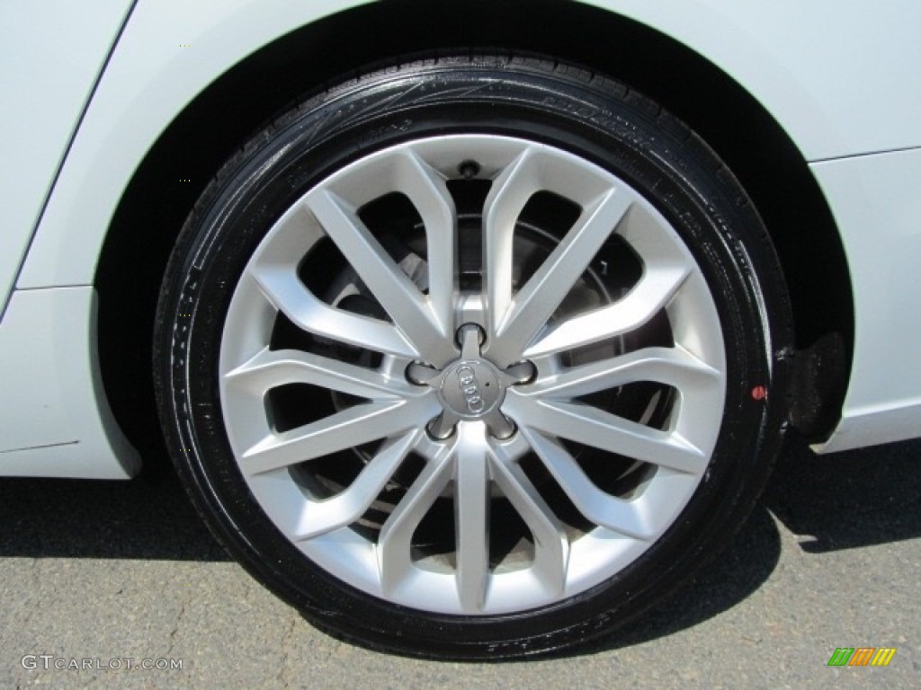 2012 A6 3.0T quattro Sedan - Glacier White Metallic / Black photo #26