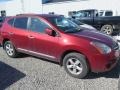 2013 Cayenne Red Nissan Rogue S AWD  photo #3